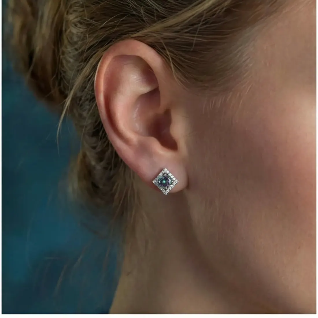 Moissanite Stud Earrings: 0.5 Ct Gift for Her — photo 6