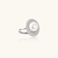 Pearl Constellation Ring: Unique Gift for Her thumbnail 1
