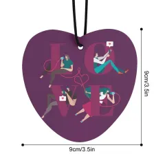 Car Air Freshener (Five Pcs)(Love Form/Rhombus) thumbnail 6