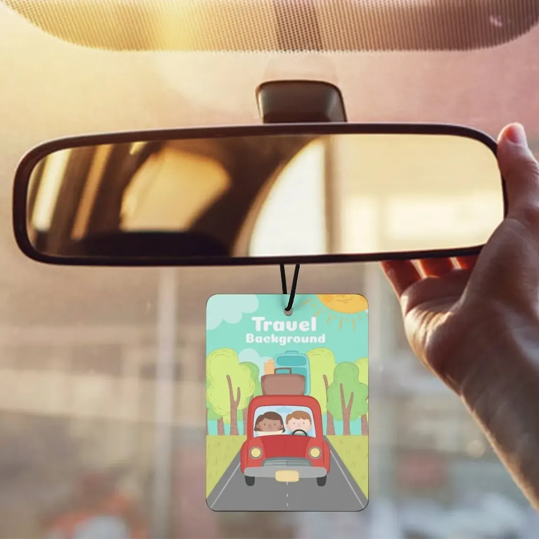 Car Air Freshener (Five Pcs)(Square) — photo 2