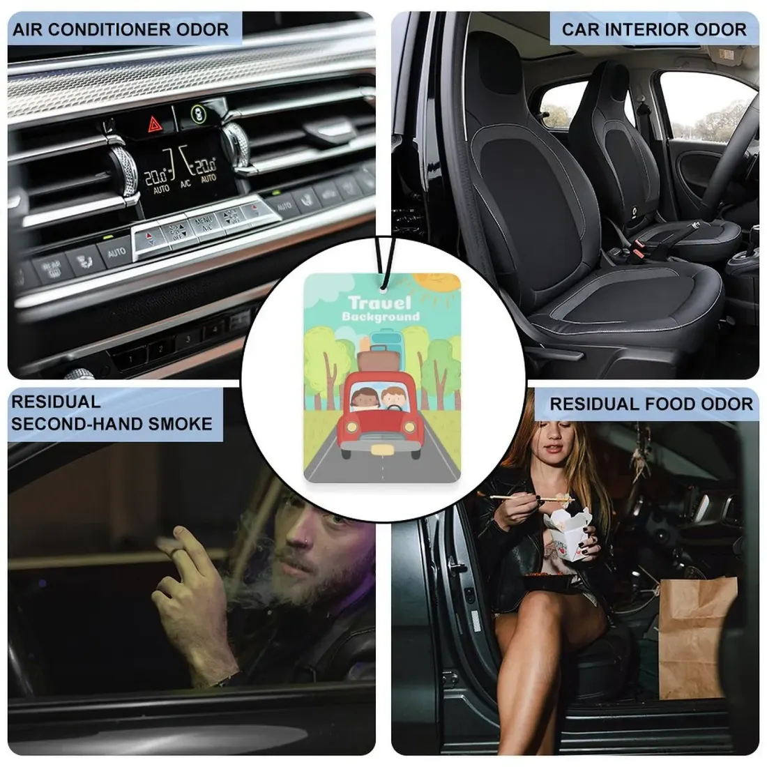 Car Air Freshener (Five Pcs)(Square) — photo 5