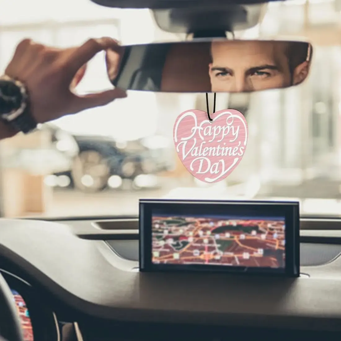 Car Air Freshener (Three Pcs)(Love Form/Rhombus) — photo 2