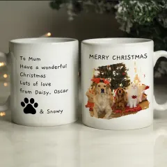 Personalised Pet Photo Mug, Custom Text Engraved Dog and Cat Keepsake Gift thumbnail 5