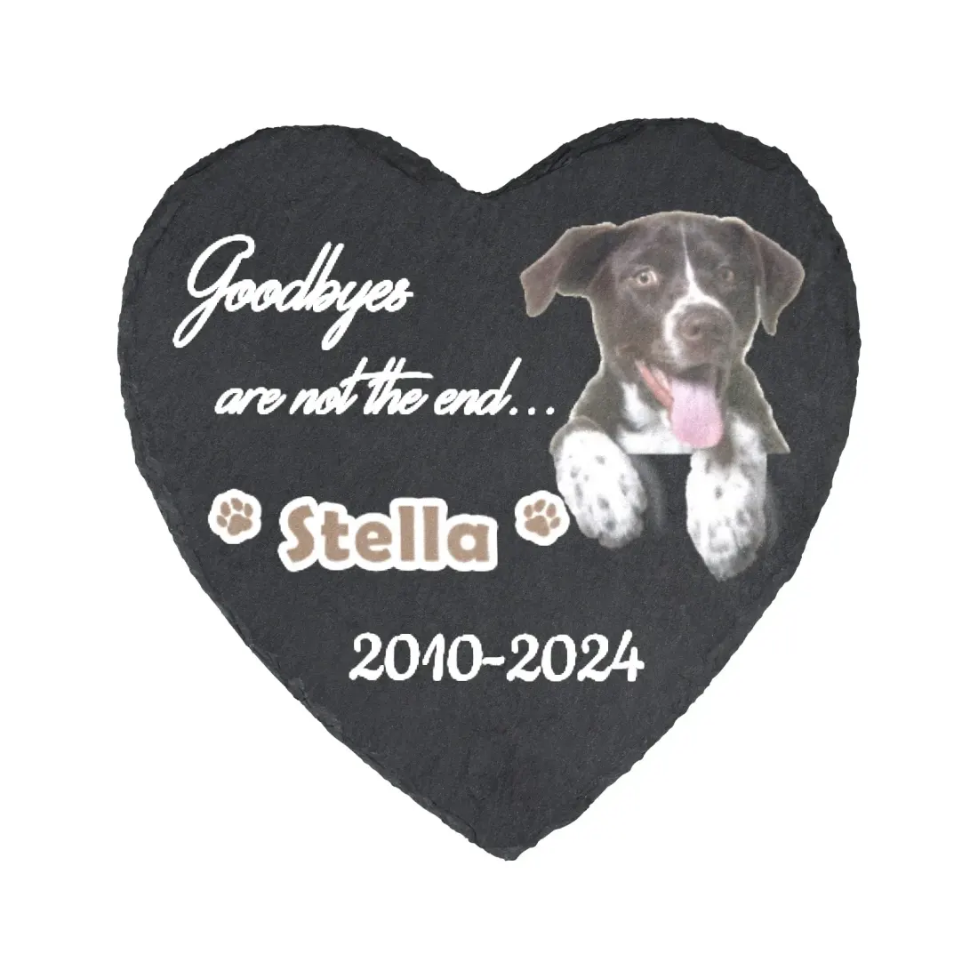 Heart-Shaped Pet Memorial Stone — photo 5