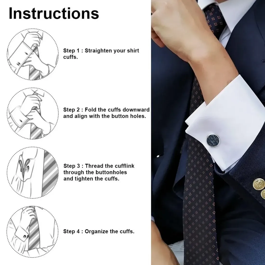 Shirt Cufflinks — photo 3