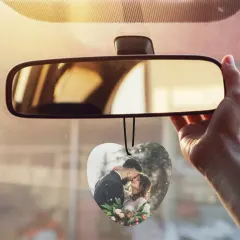 Car Air Freshener (One Pcs)(Love Form/Rhombus) thumbnail 1