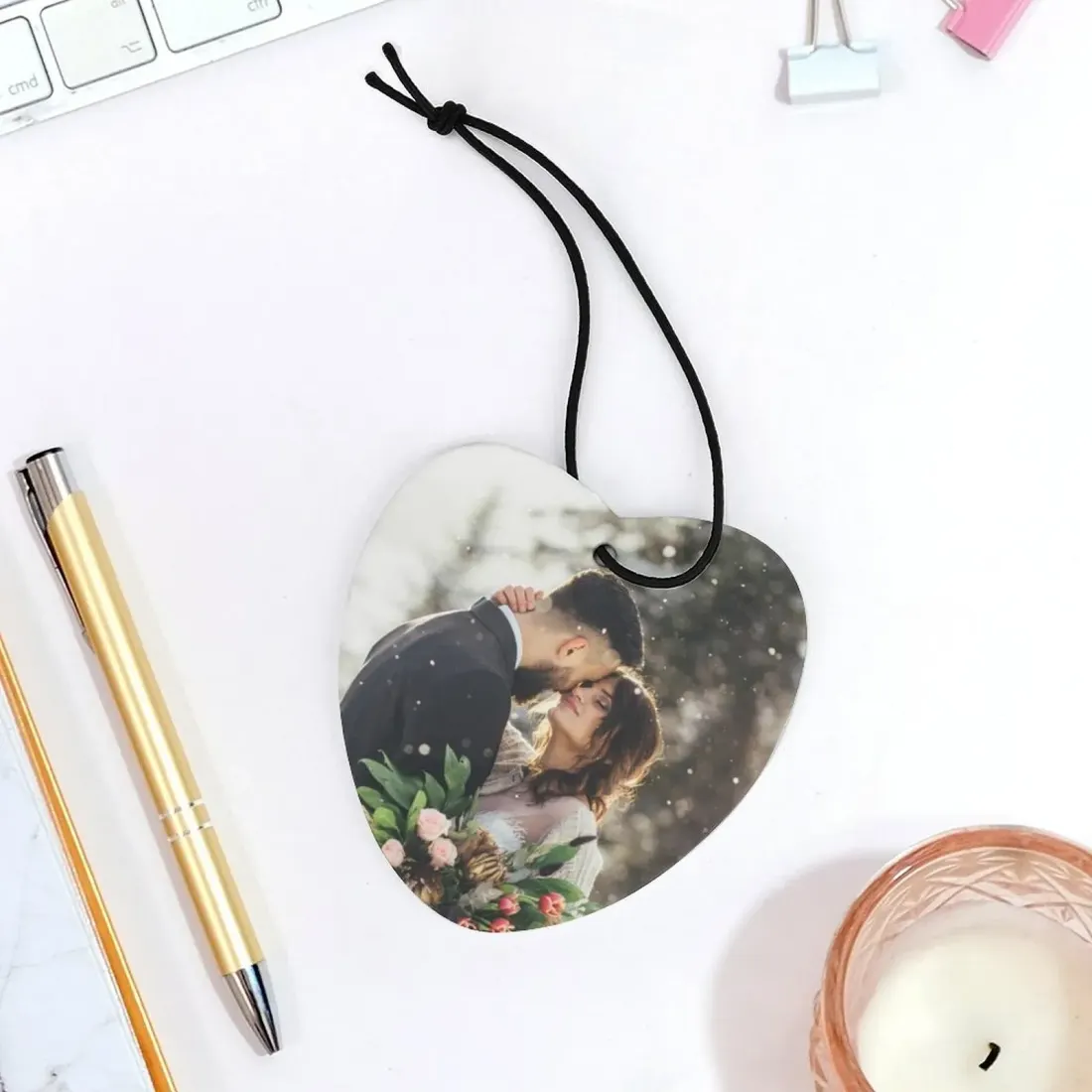 Car Air Freshener (One Pcs)(Love Form/Rhombus) — photo 4