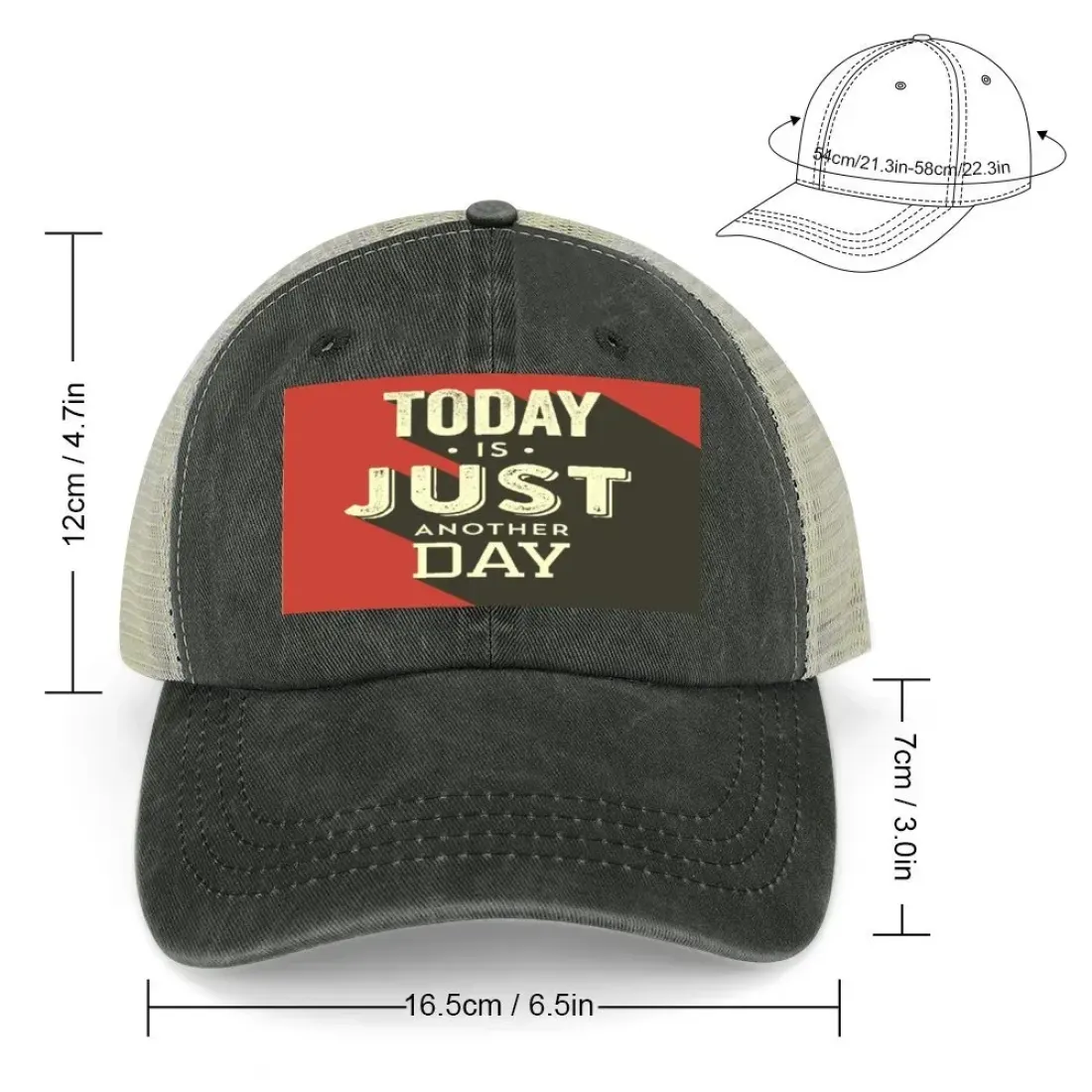 Denim Trucker Hat — photo 2