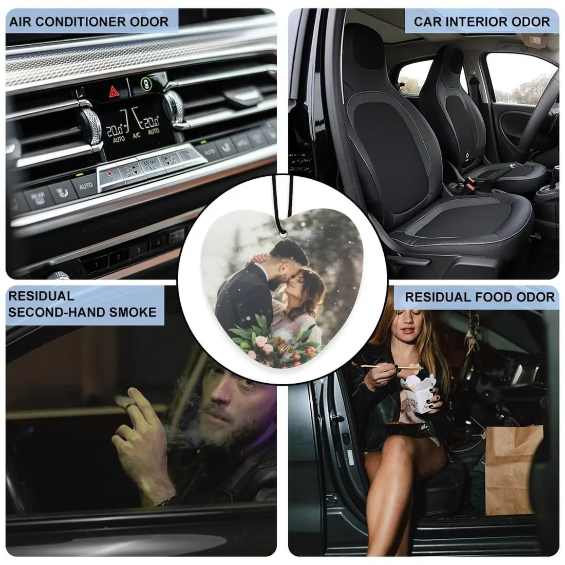 Car Air Freshener (One Pcs)(Love Form/Rhombus) — photo 5