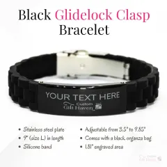 Personalized Class of 2025 Graduation Bracelet: Custom Engraved Senior Jewelry Personalized Gifts thumbnail 3