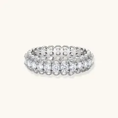 Infinite Sparkle Ring: Moissanite Gift for Her thumbnail 1