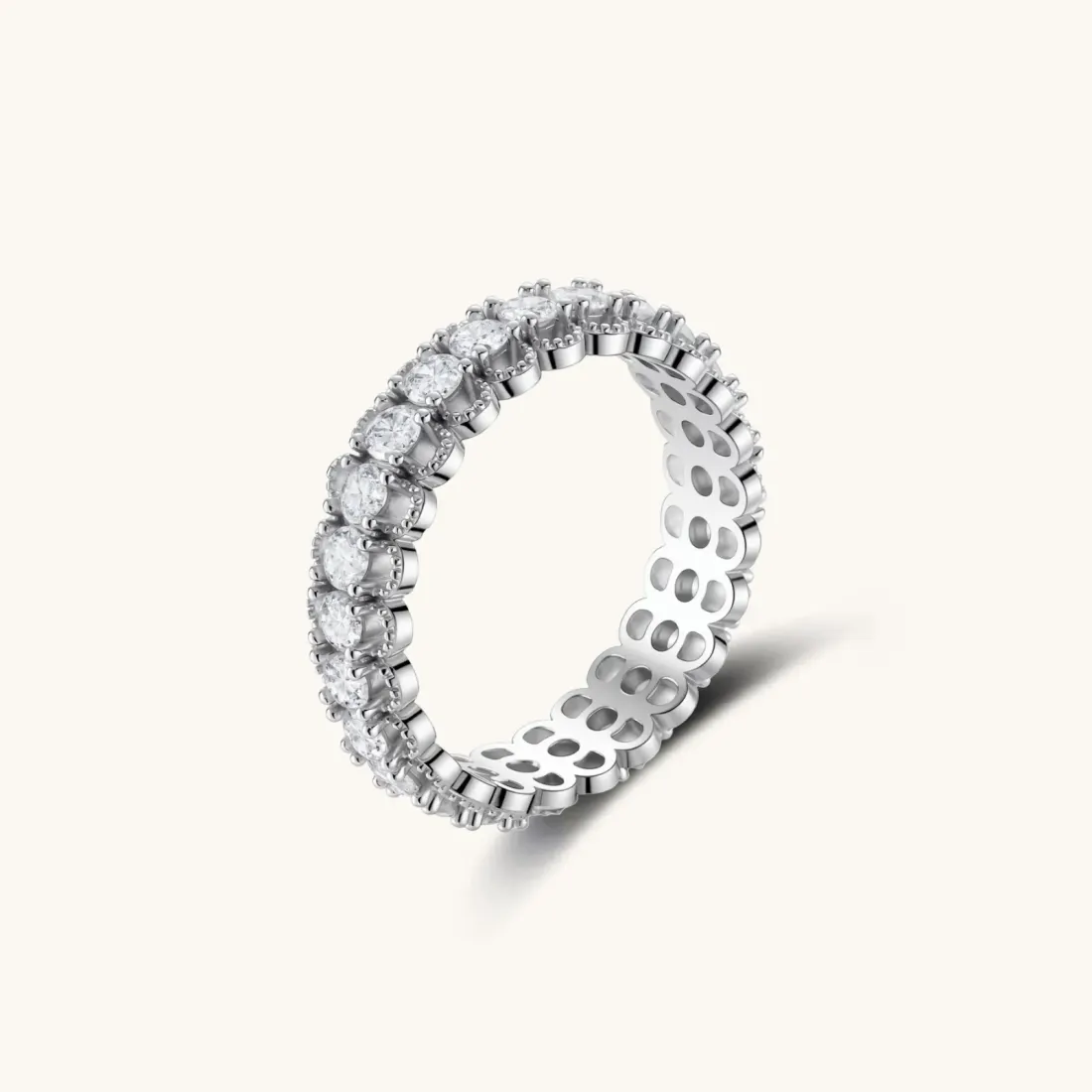 Infinite Sparkle Ring: Moissanite Gift for Her — photo 2