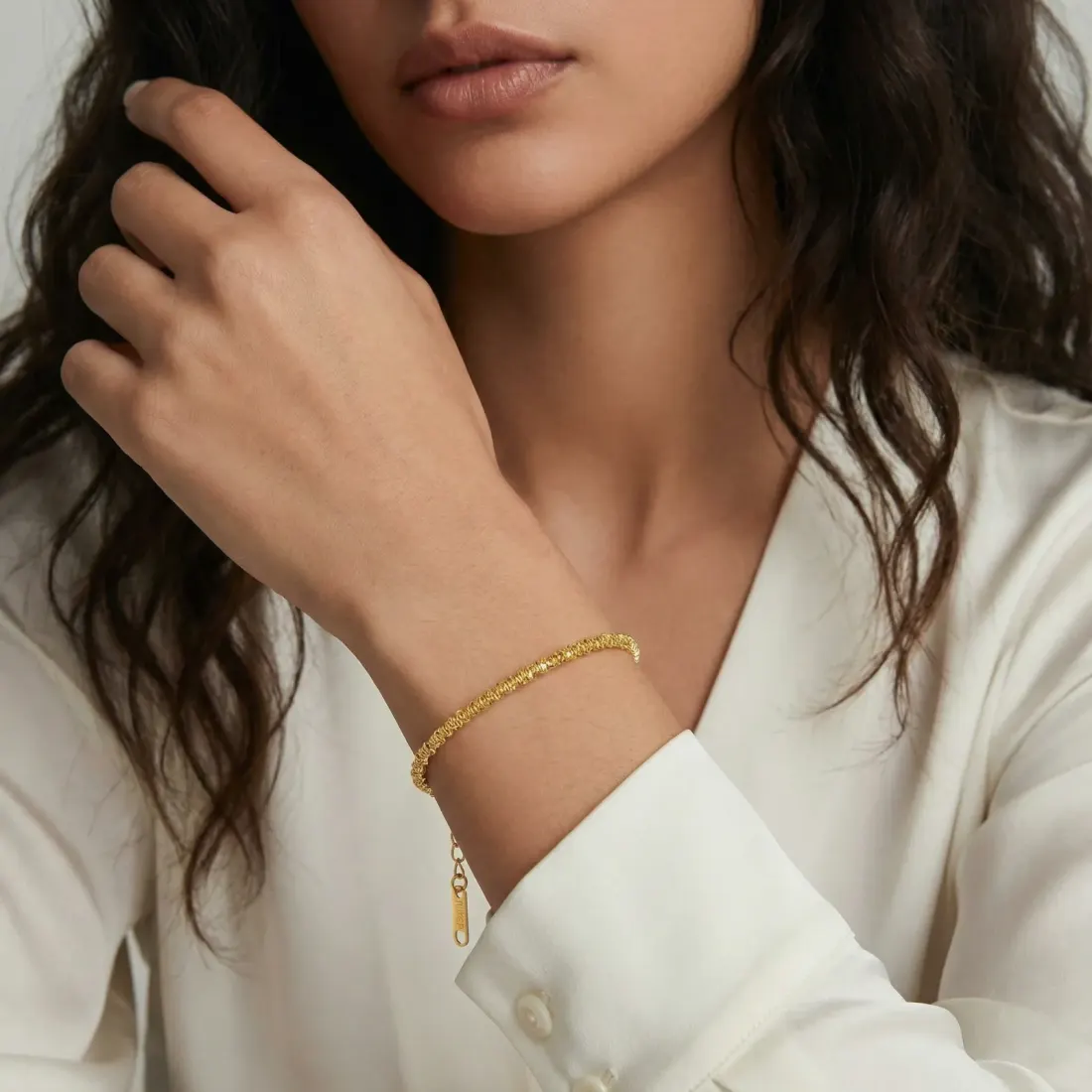 Golden Hour Chain Bracelet, Adjustable Gift for Her — photo 3