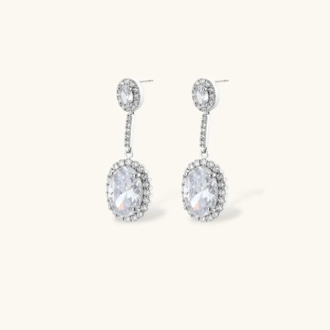 Celestial Cascade Set: White Gold Zirconia Gift for Her — photo 4