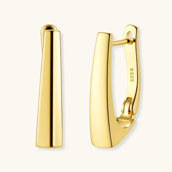 Golden Hour Huggie Earrings Gift for Her