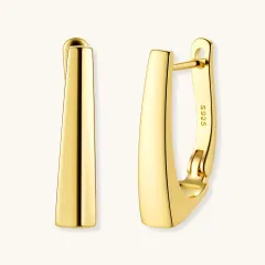 Golden Hour Huggie Earrings Gift for Her thumbnail 1
