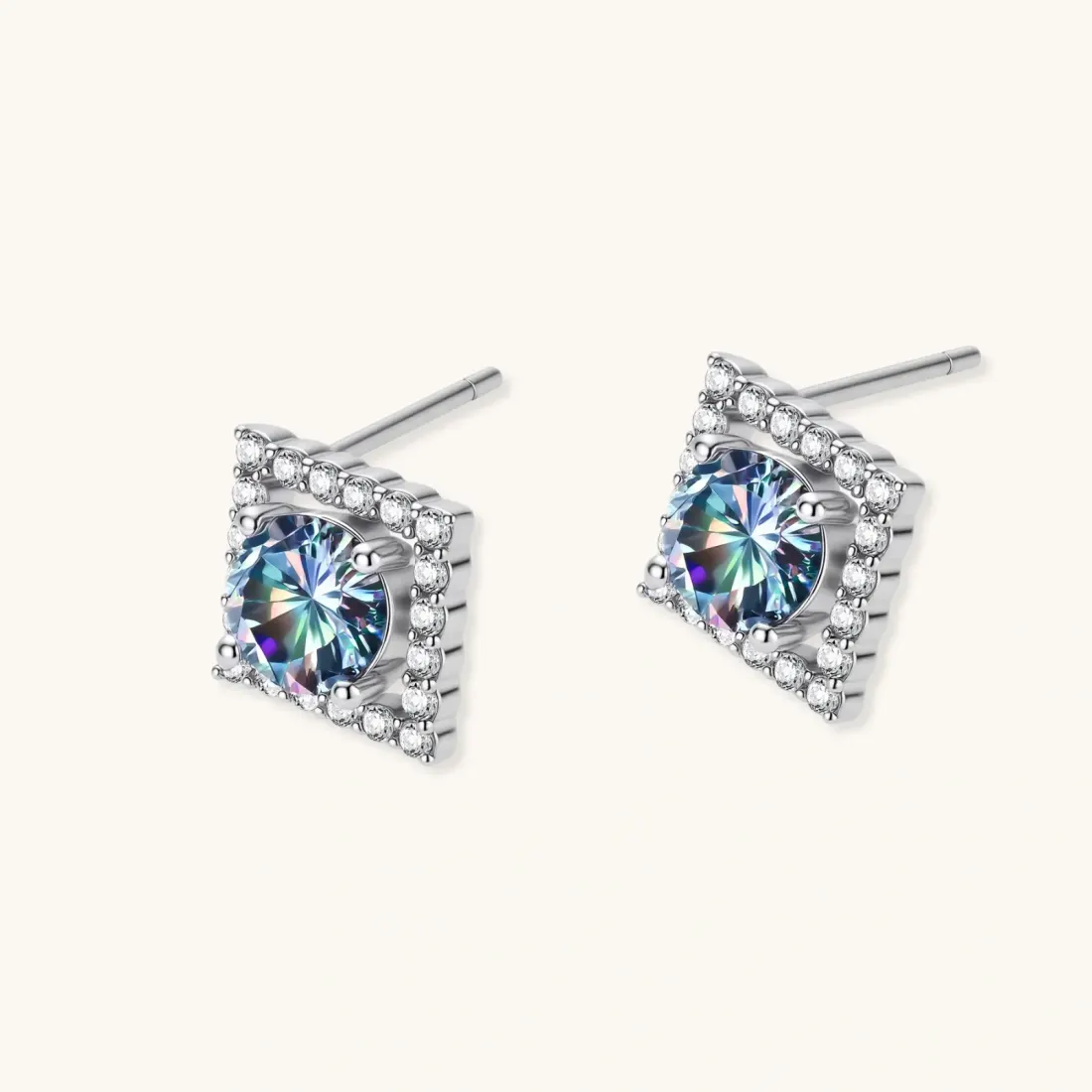 Moissanite Stud Earrings: 0.5 Ct Gift for Her — photo 2