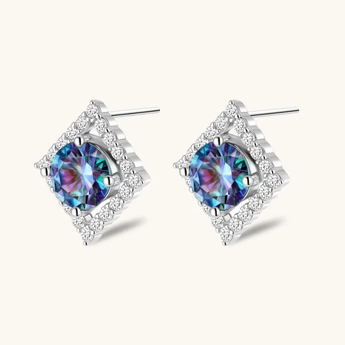 Moissanite Stud Earrings: 0.5 Ct Gift for Her — photo 3