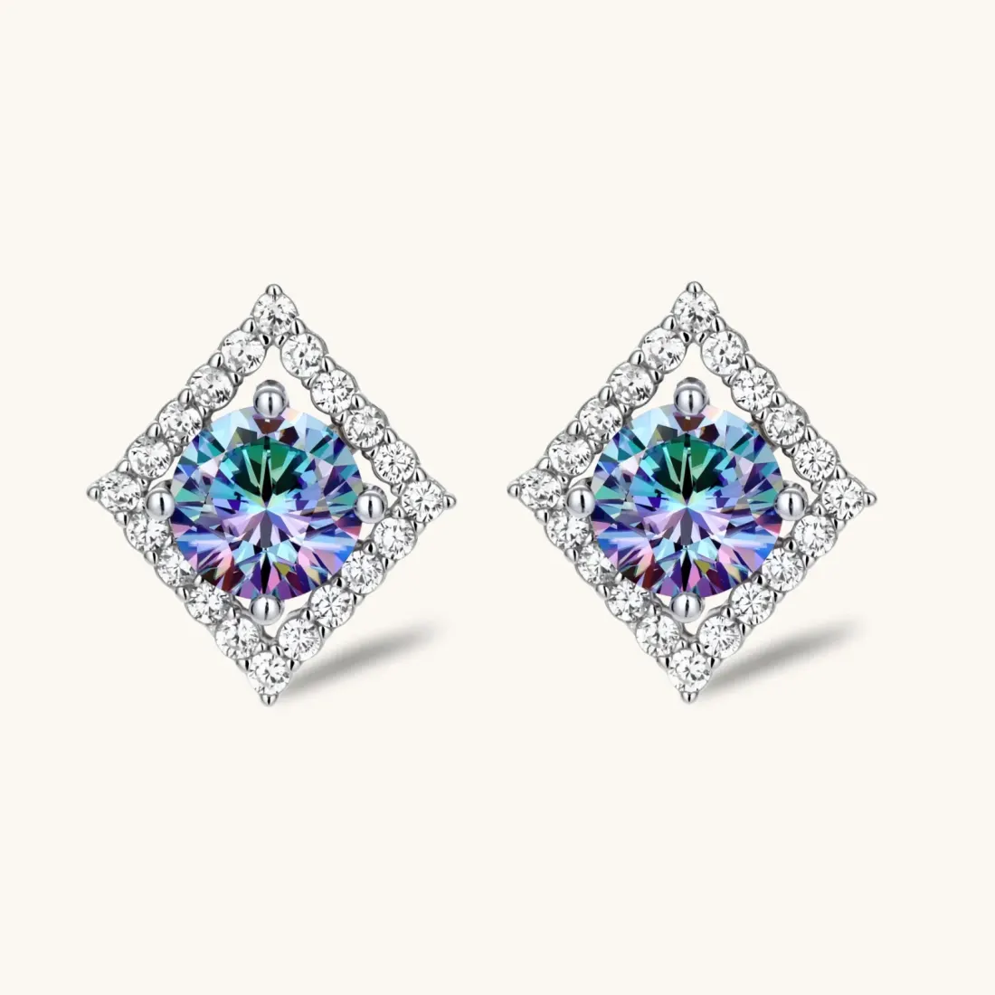Moissanite Stud Earrings: 0.5 Ct Gift for Her — photo 4