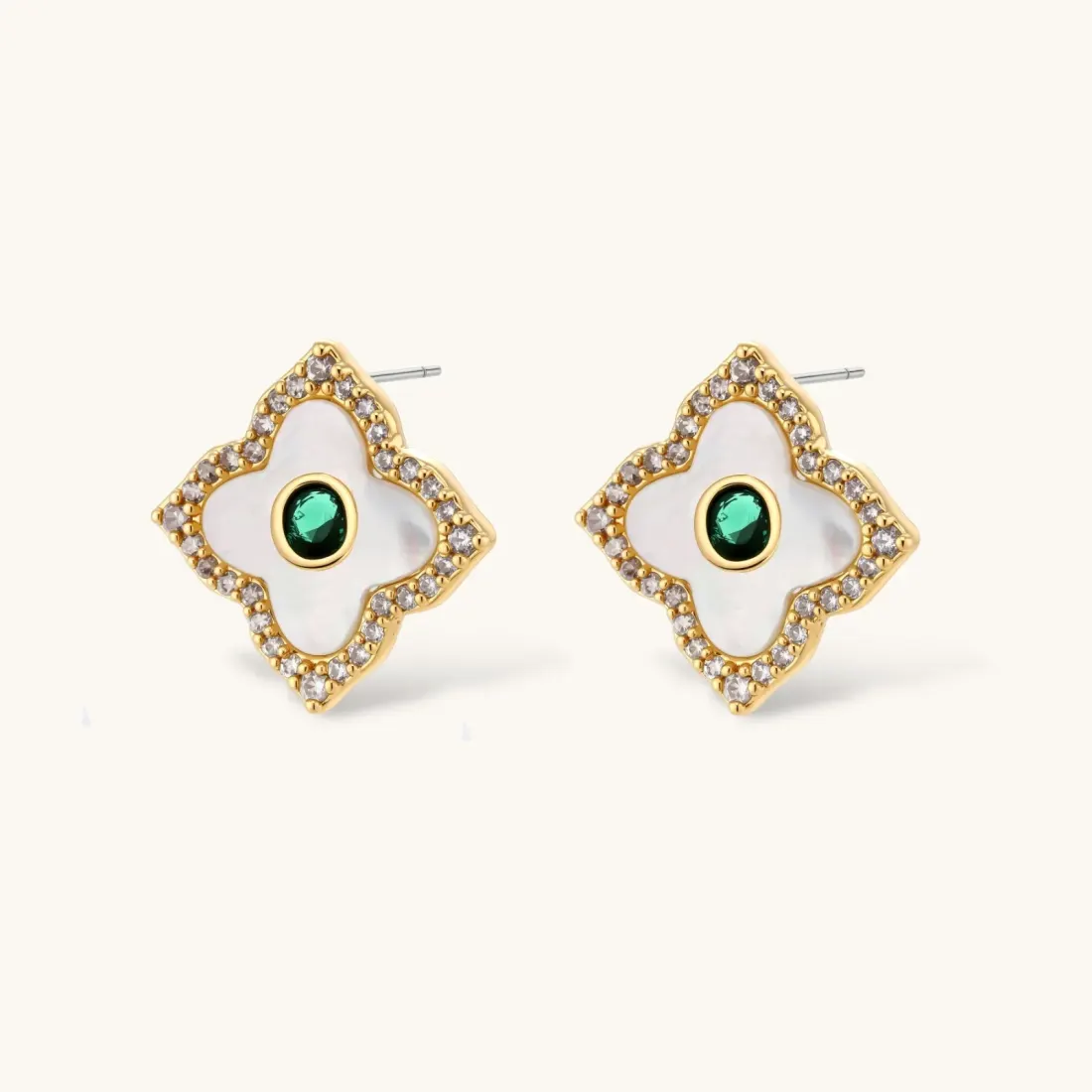 Emerald Bloom Set: Gold Plated Gift for Her — photo 4