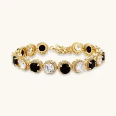 Noir Luxe Set: 14K Gold Plated Gift for Her thumbnail 3