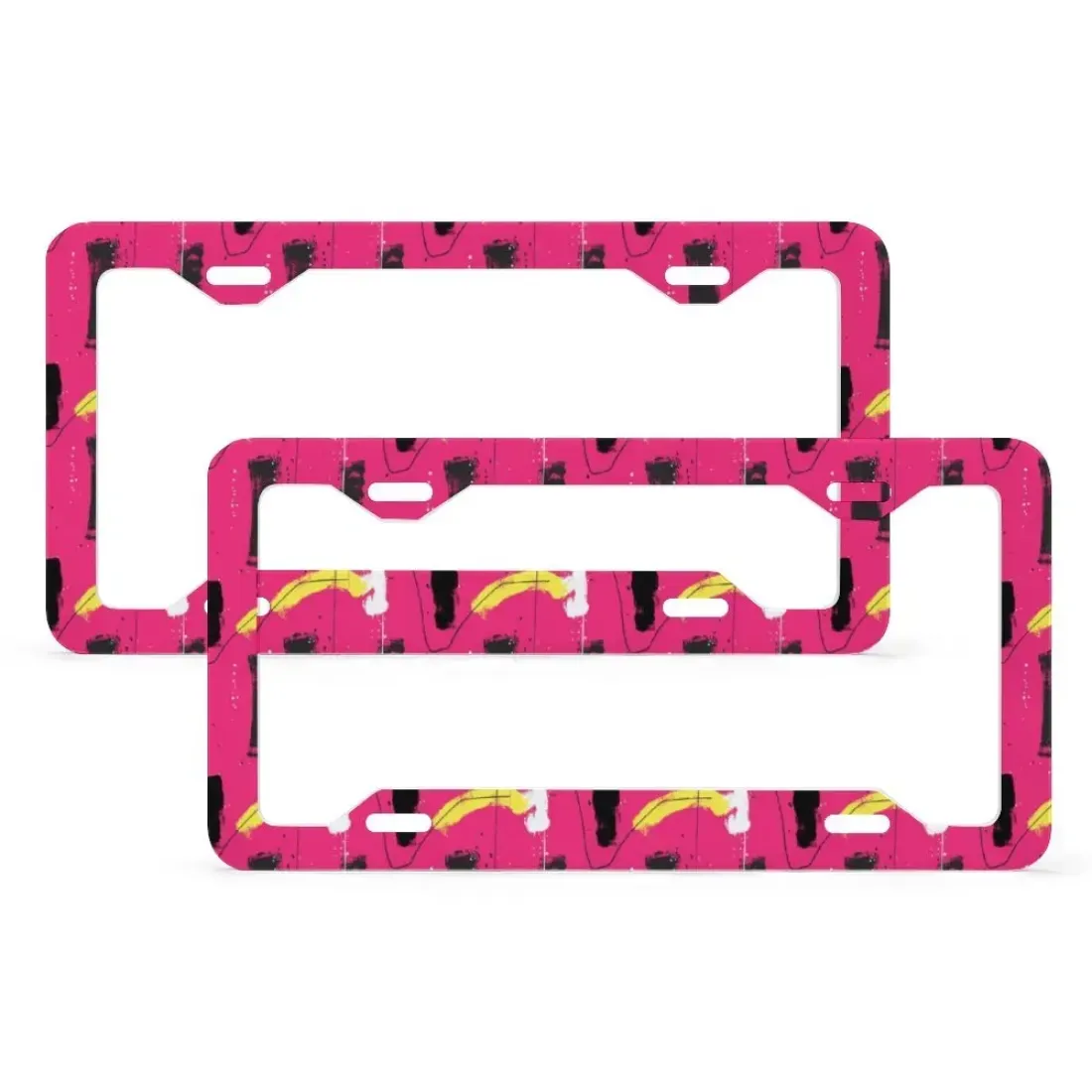 License Plate Frame - 4 Slotted Holes (Set of 2) — photo 2