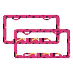 License Plate Frame - 4 Slotted Holes (Set of 2) thumbnail 2