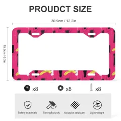 License Plate Frame - 4 Slotted Holes (Set of 2) thumbnail 3
