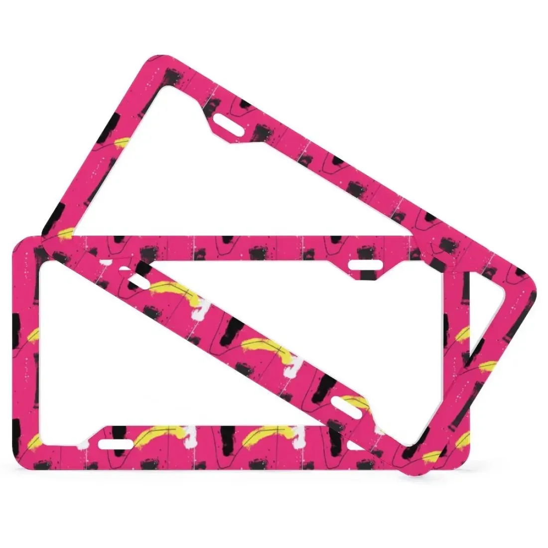 License Plate Frame - 4 Slotted Holes (Set of 2) — photo 4