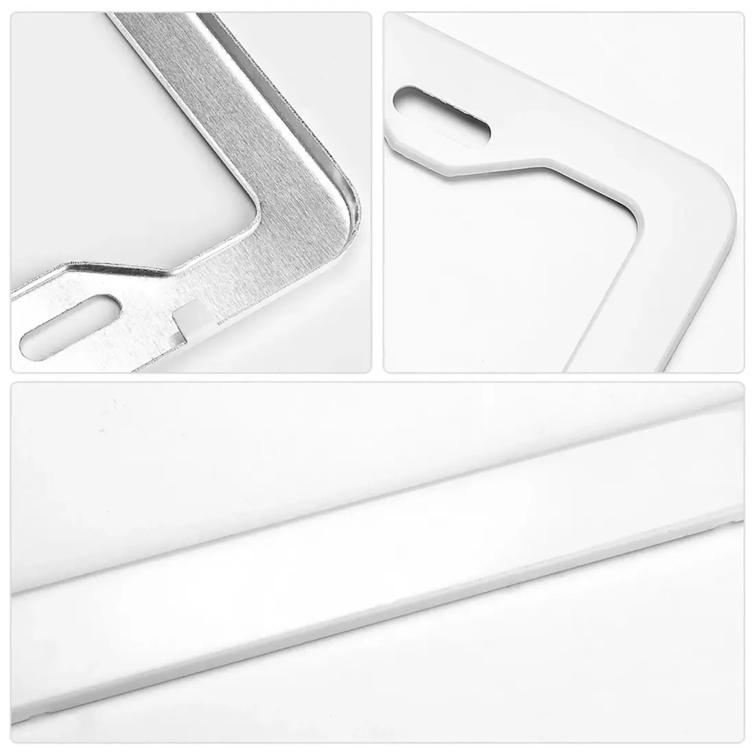 License Plate Frame - 4 Slotted Holes (Set of 2) — photo 6