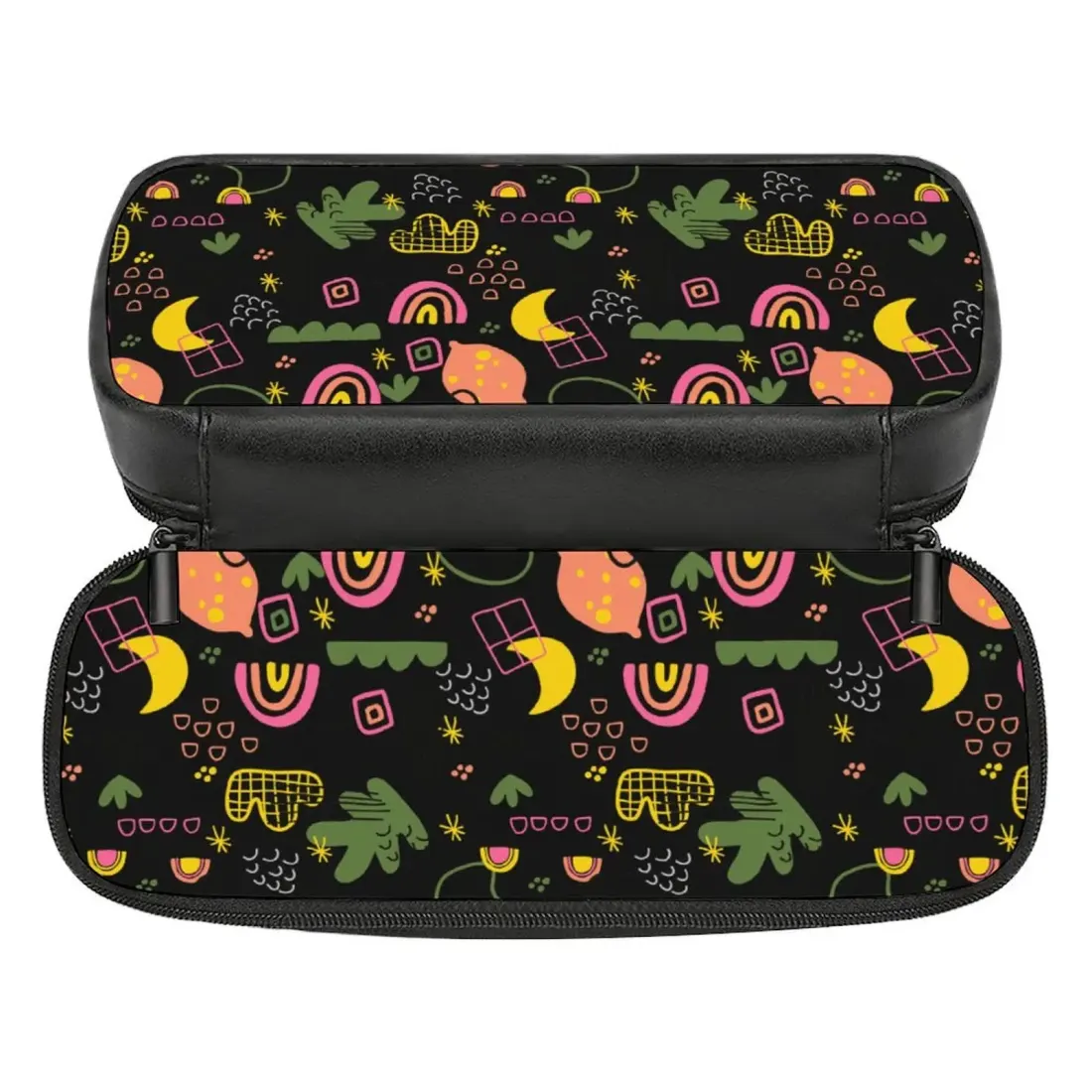 Custom Leather Pencil Case, Print Your Own Design, Zip Pen Pouch for School — photo 6