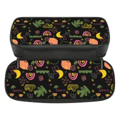 Custom Leather Pencil Case, Print Your Own Design, Zip Pen Pouch for School thumbnail 6