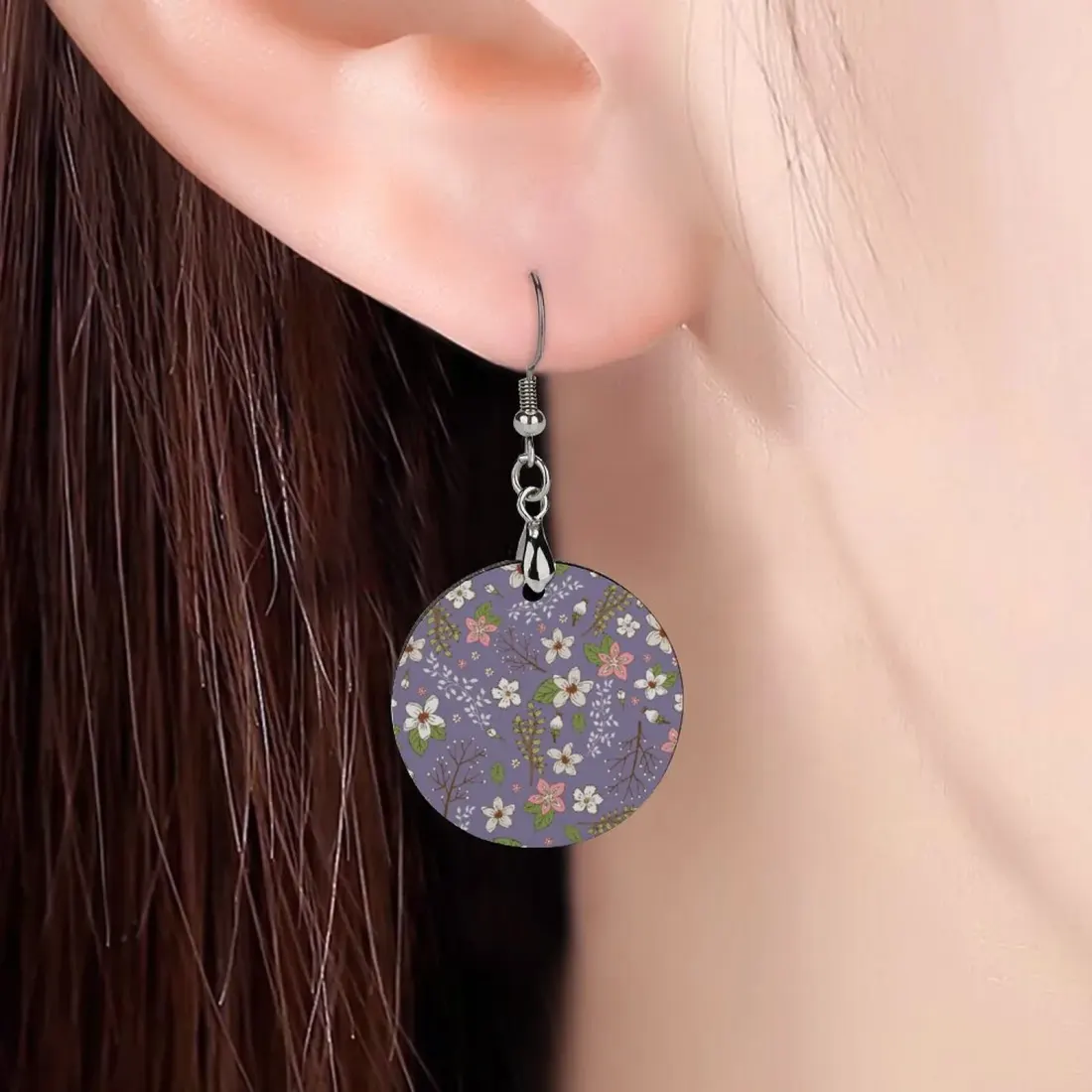 Wooden Earrings Pendant — photo 2