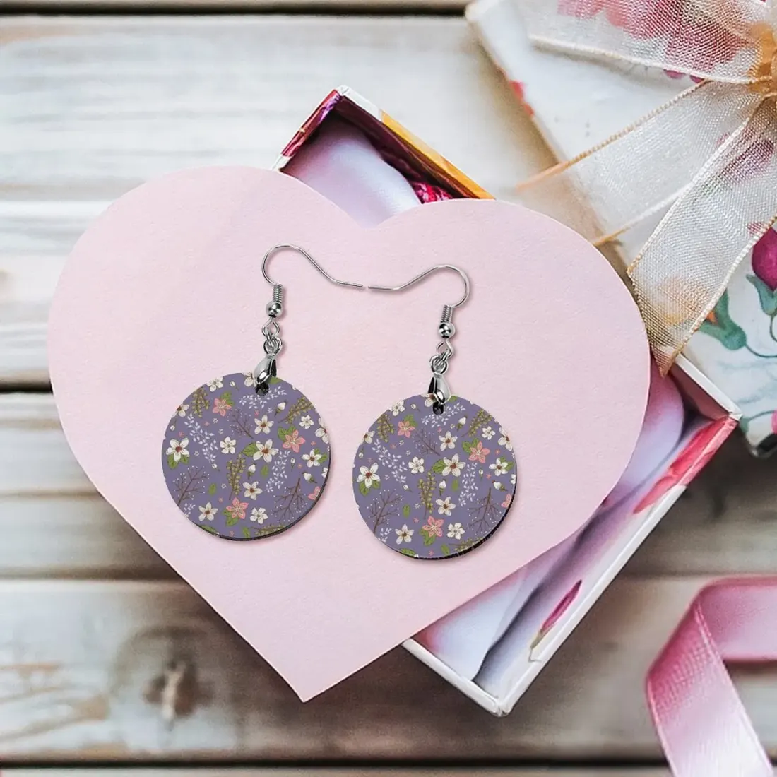 Wooden Earrings Pendant — photo 3