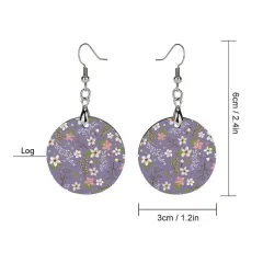 Wooden Earrings Pendant thumbnail 4