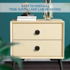Personalized Drawer Knobs, Set of 2 Custom Printed Cabinet Pulls with Screws thumbnail 1