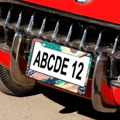 All Over Print License Plate Frame thumbnail 1