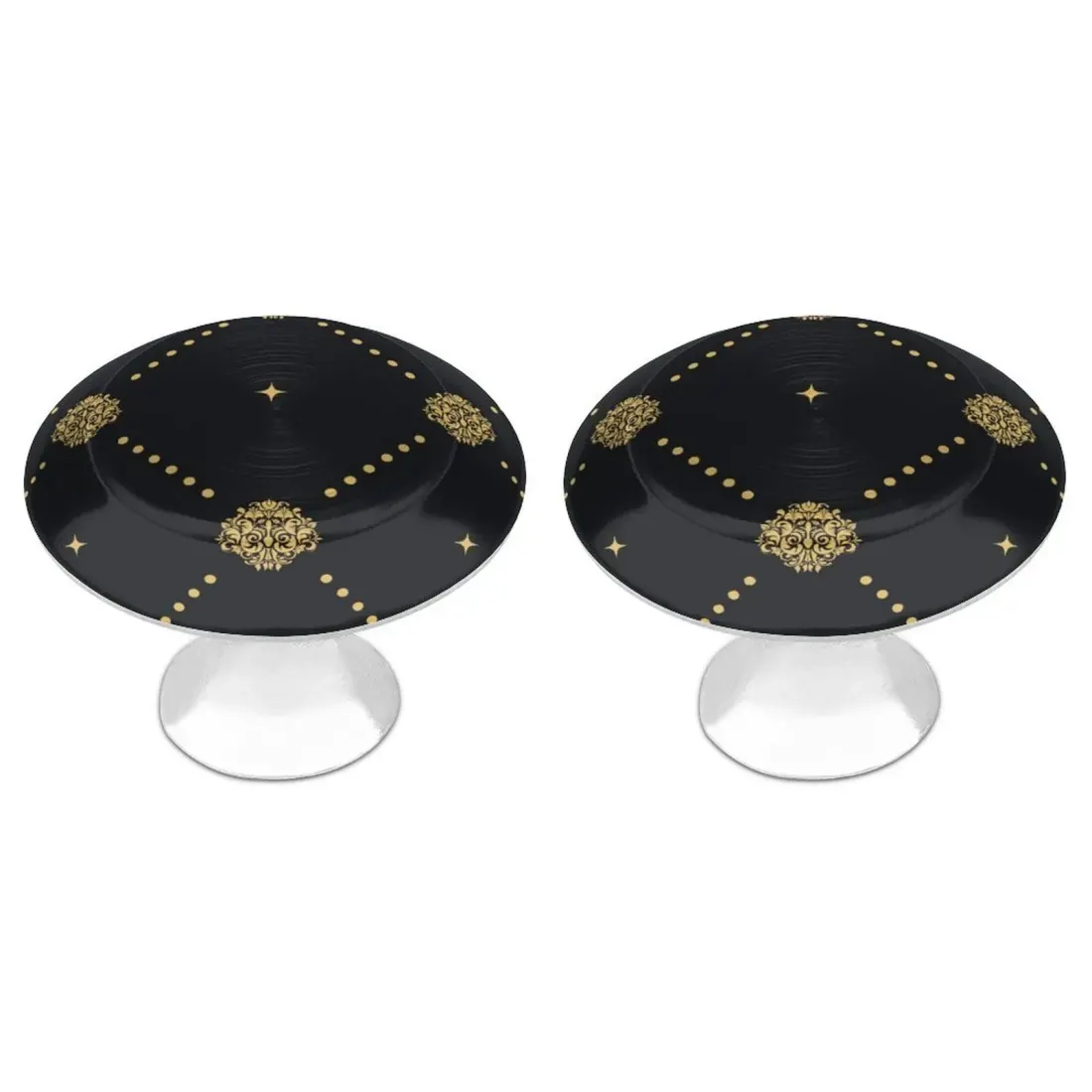 Personalized Drawer Knobs, Set of 2 Custom Printed Cabinet Pulls with Screws — photo 6