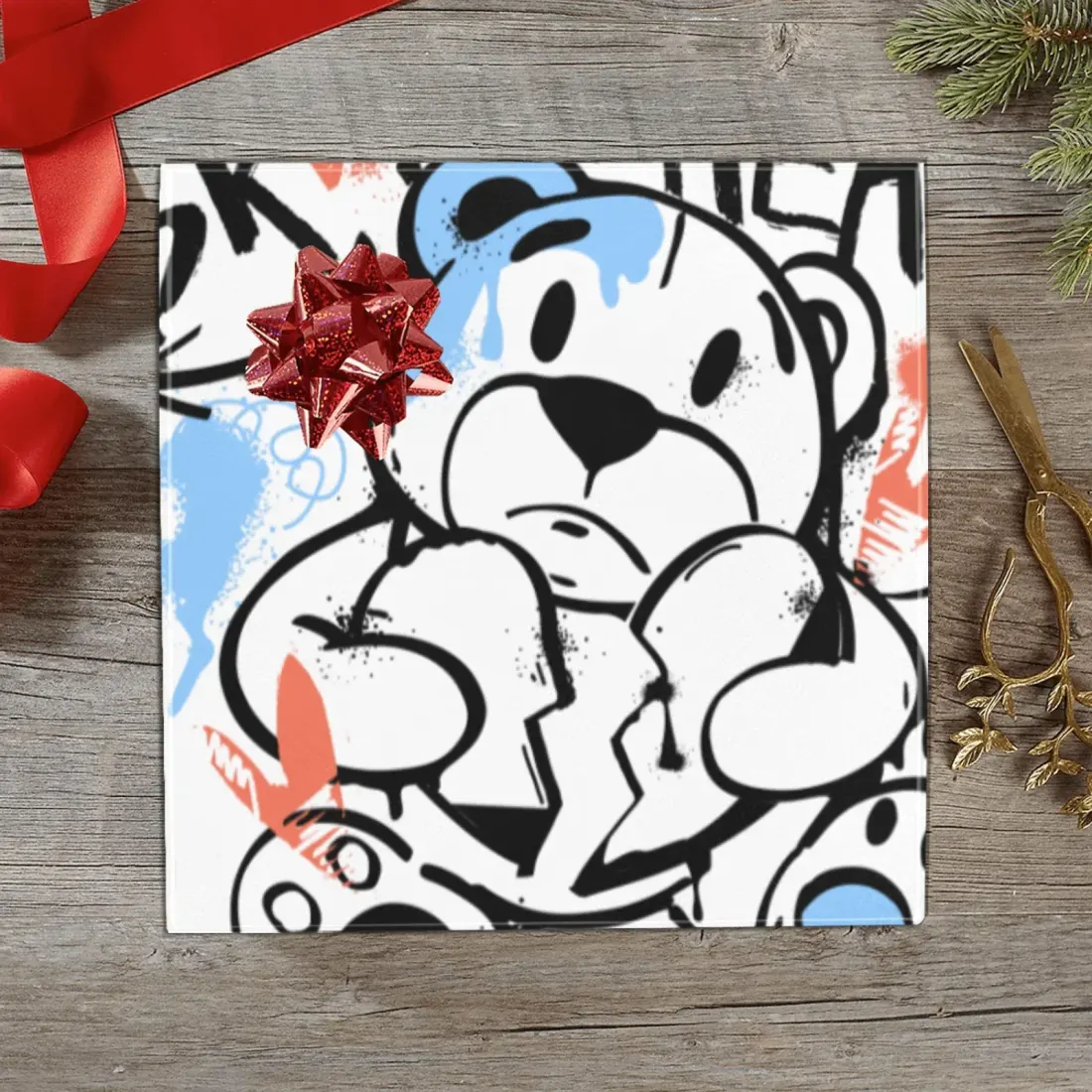 Custom Gift Wrapping Paper 58"x 22.5" (5 Rolls)