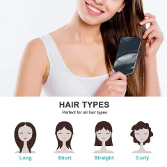 Personalized Paddle Hair Brush with Air Cushion, Add Your Photo or Text thumbnail 3
