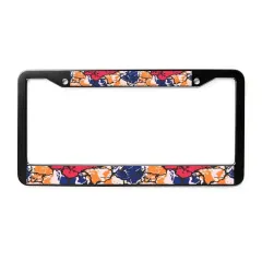 License Plate Frame Black/Sliver 16 cm x 31 cm thumbnail 1