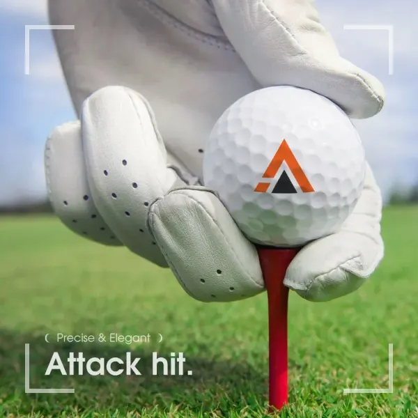 Custom Printed Golf Ball with Your Logo or Photo, Two Side Print Golfer Gift