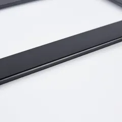License Plate Frame Black/Sliver 16 cm x 31 cm thumbnail 4