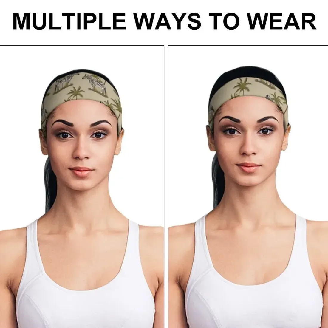 Custom Sports Sweatband with Your Own Design, Moisture Wicking Workout Headband — photo 5