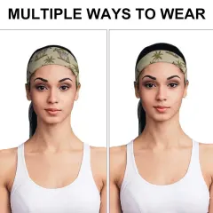 Custom Sports Sweatband with Your Own Design, Moisture Wicking Workout Headband thumbnail 5
