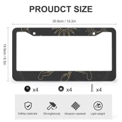 License Plate Frame 15.9 cm x 30.9 cm (2 Pieces) thumbnail 6
