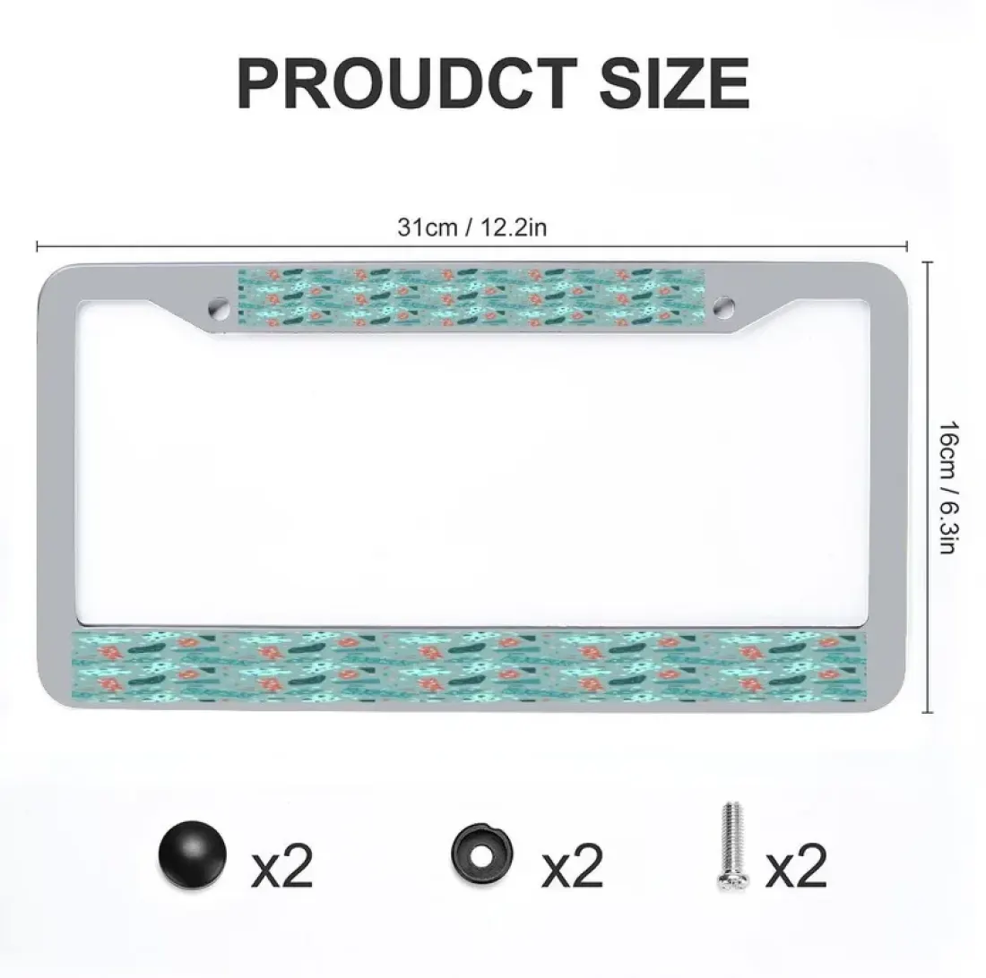 Sliver License Plate Frame — photo 3