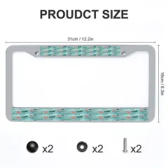 Sliver License Plate Frame thumbnail 3