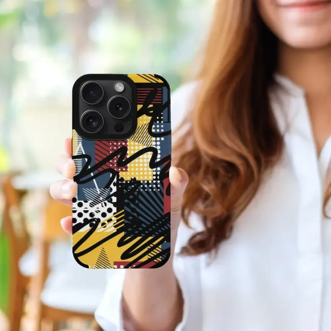 Custom iPhone 15 Pro Fiber Leather Case — photo 2