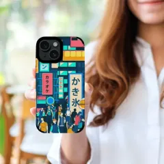 Custom iPhone 15 Fiber Leather Case thumbnail 1